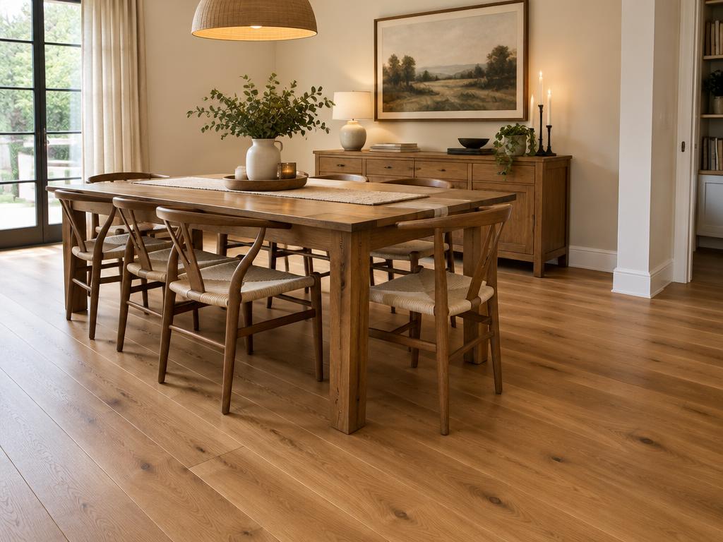 Engineered wood flooring